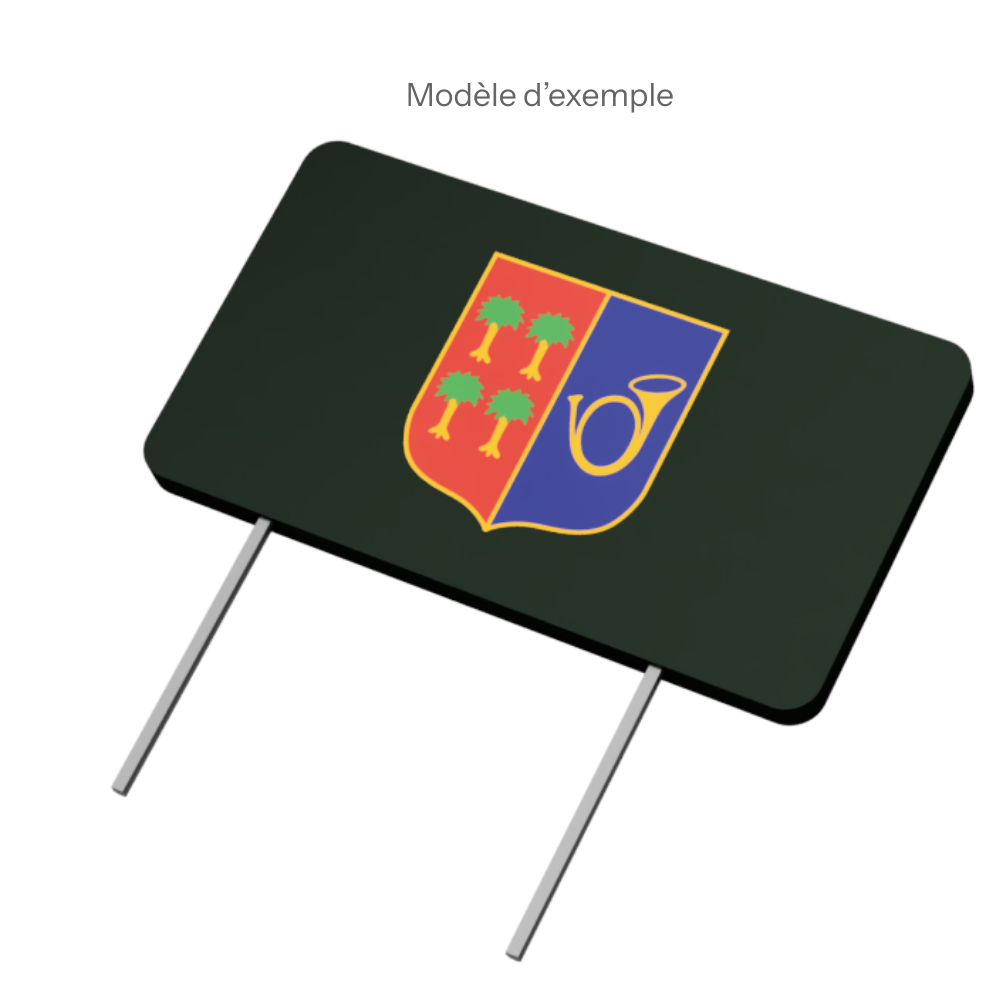 Panneau de parcours personnalisable