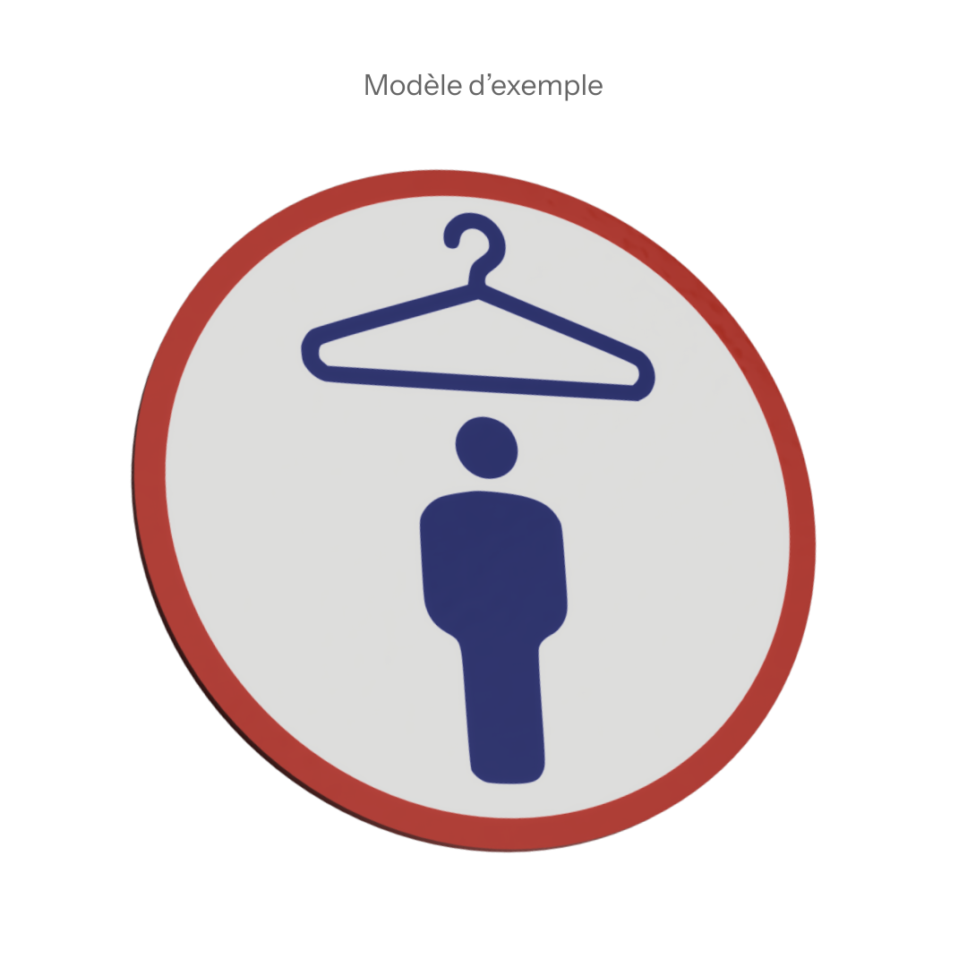 Panneau de signalétique intérieur personnalisable