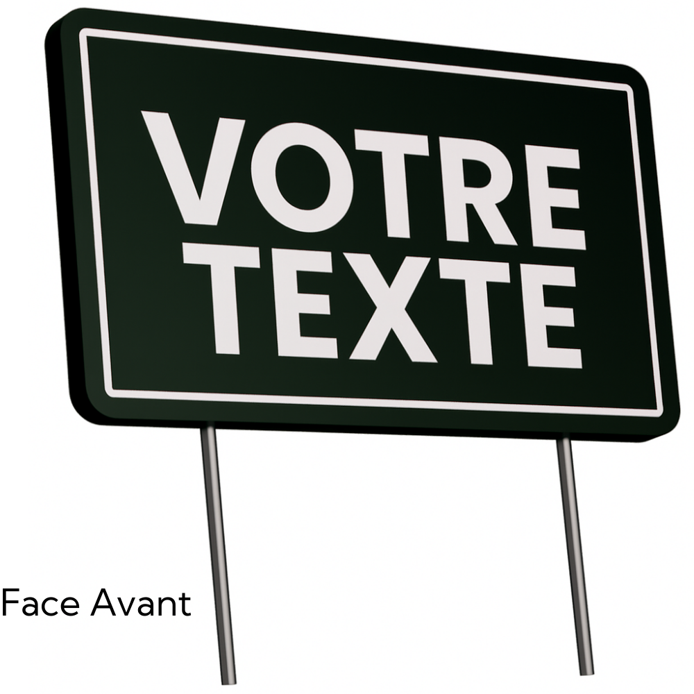 Panneau de parcours personnalisable