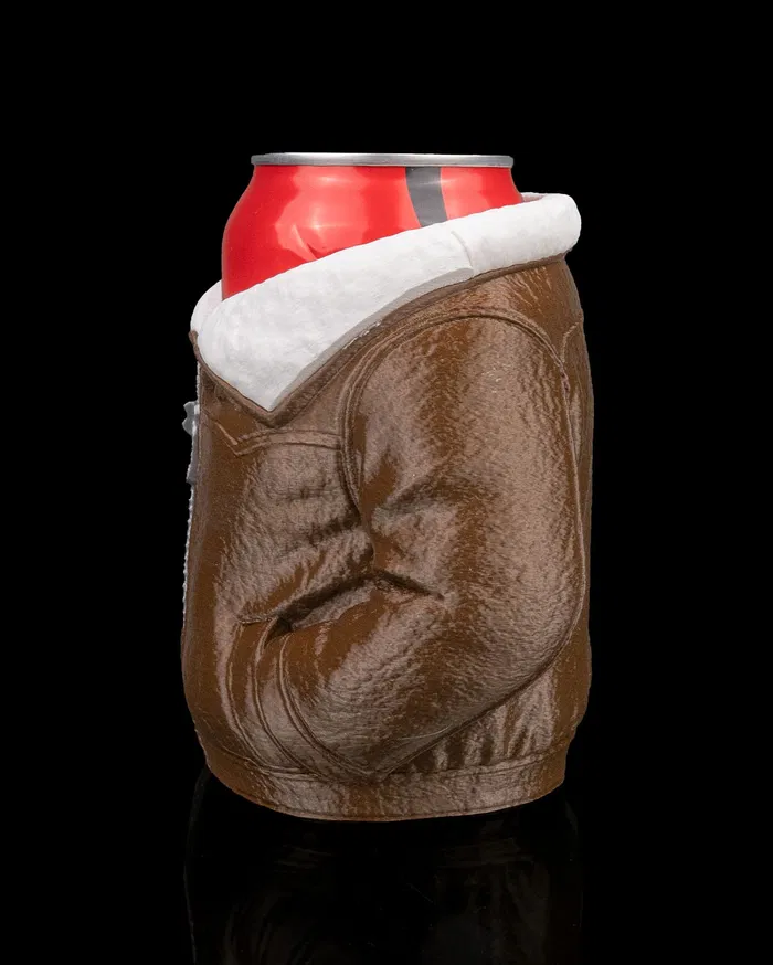 Porte-canette - Veste en cuir