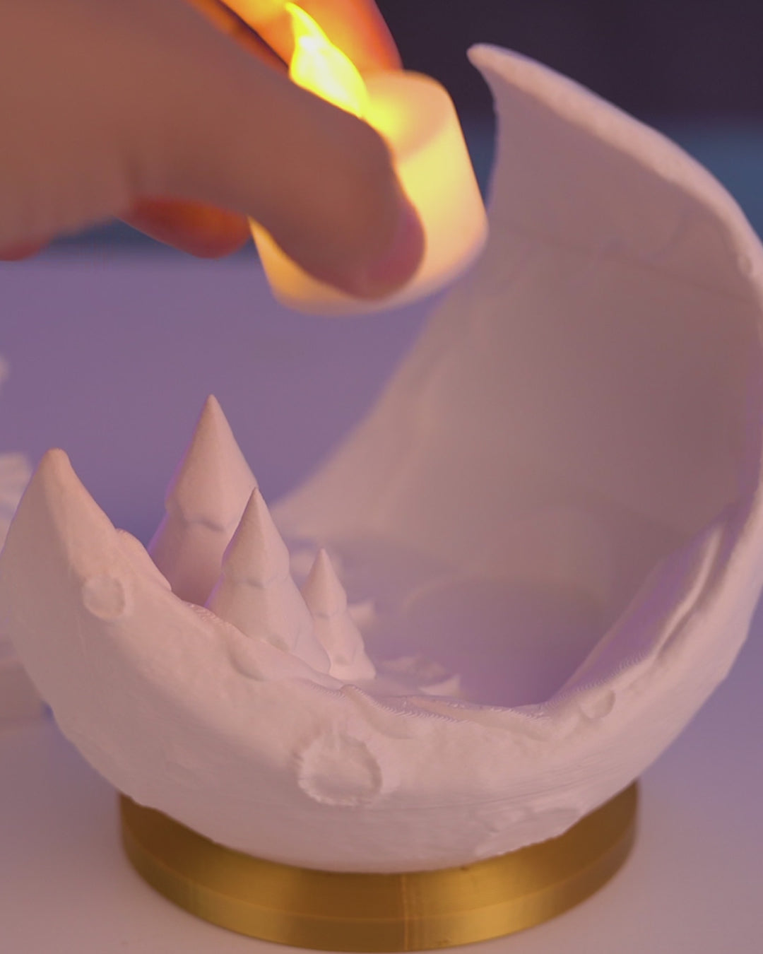 Lampe décorative “Village Lunaire”