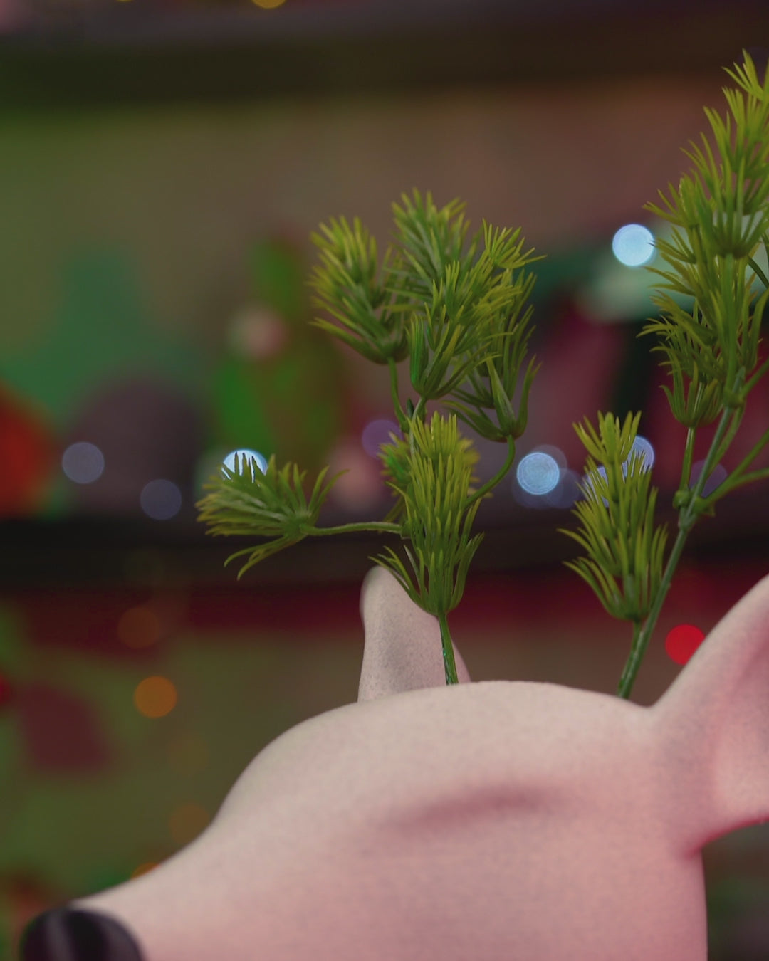 Pot à plante “Routolphe le Renne”